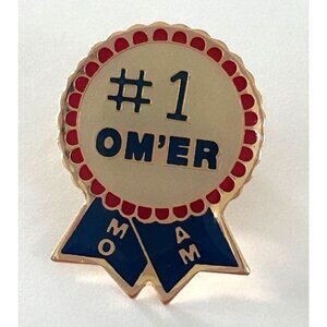 Vintage Odyssey of the Mind  Ribbon #1 Omer Enamel Pin